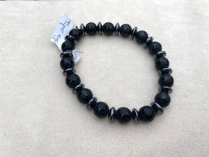 Handmade Natural Onyx Stone Bracelet